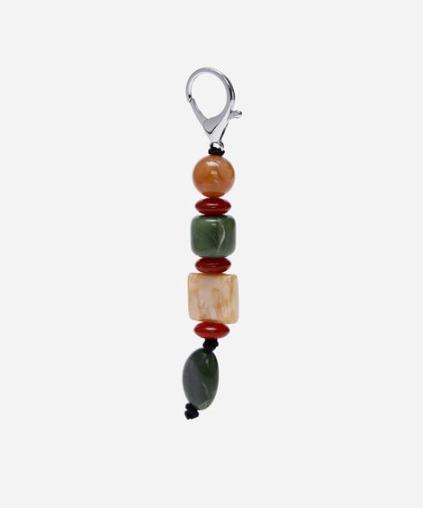 chaveiro bag charm de pedrarias colorido