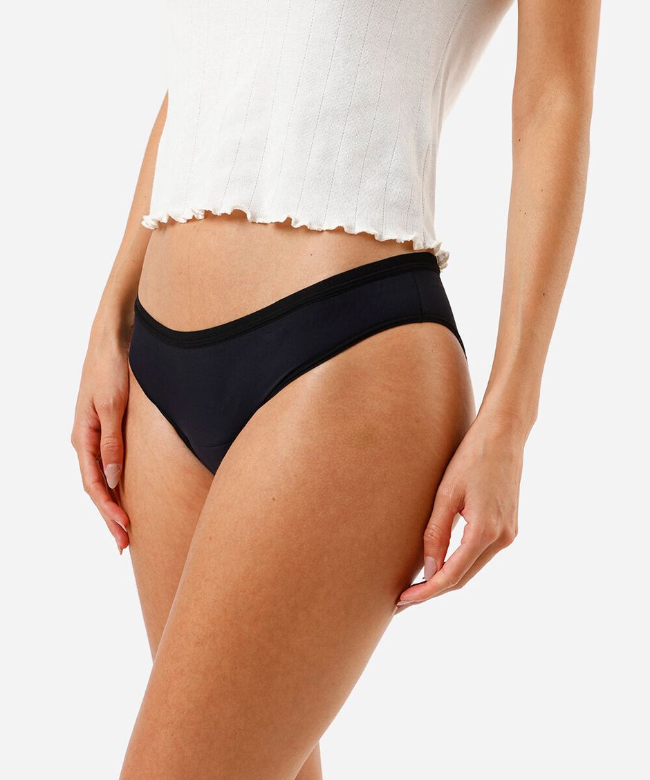 calcinha absorvente lavável pantys fluxo menstrual intenso preta