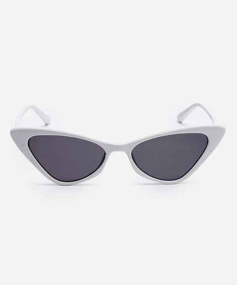 óculos de sol gatinho triton branco