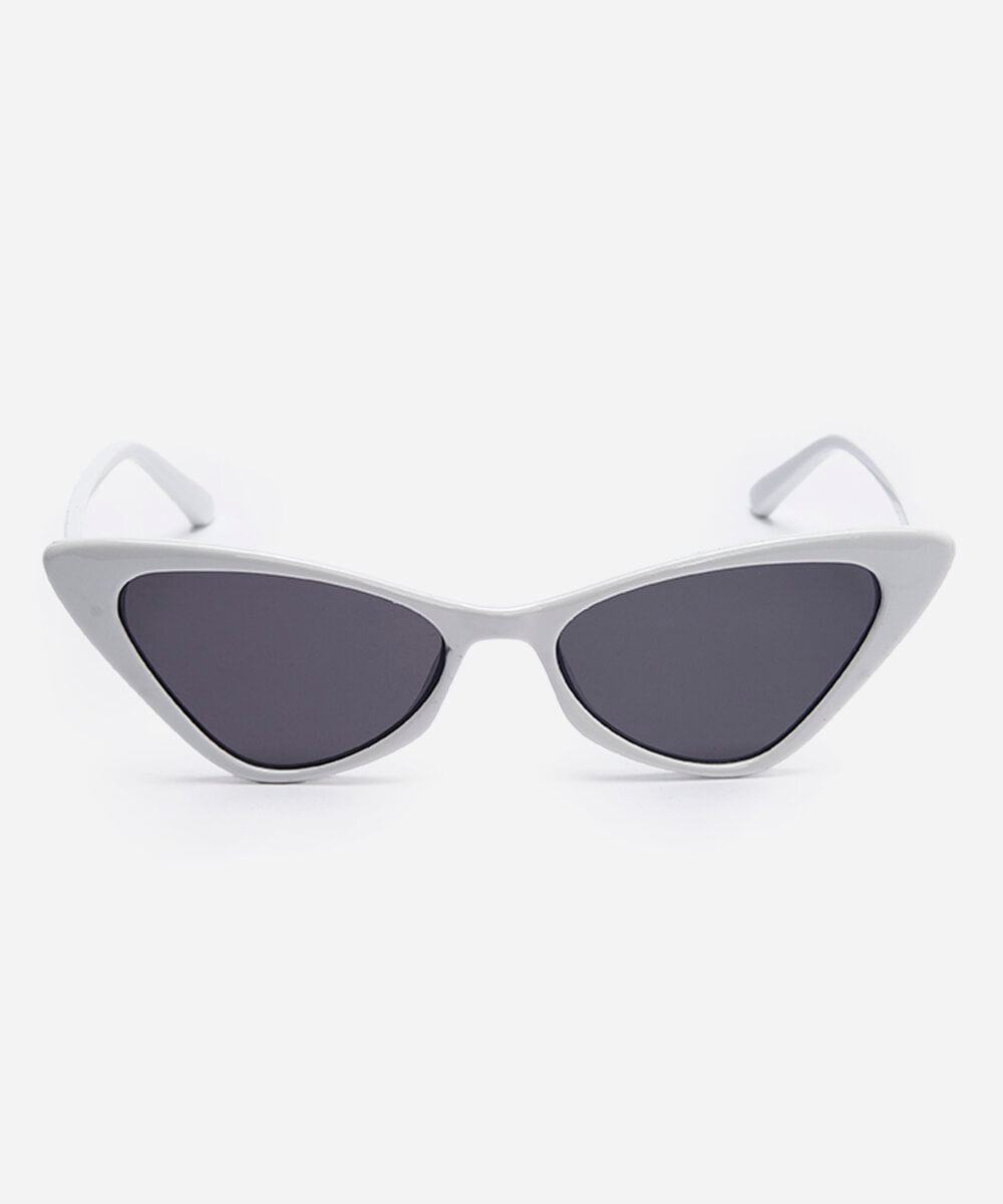 óculos de sol gatinho triton branco