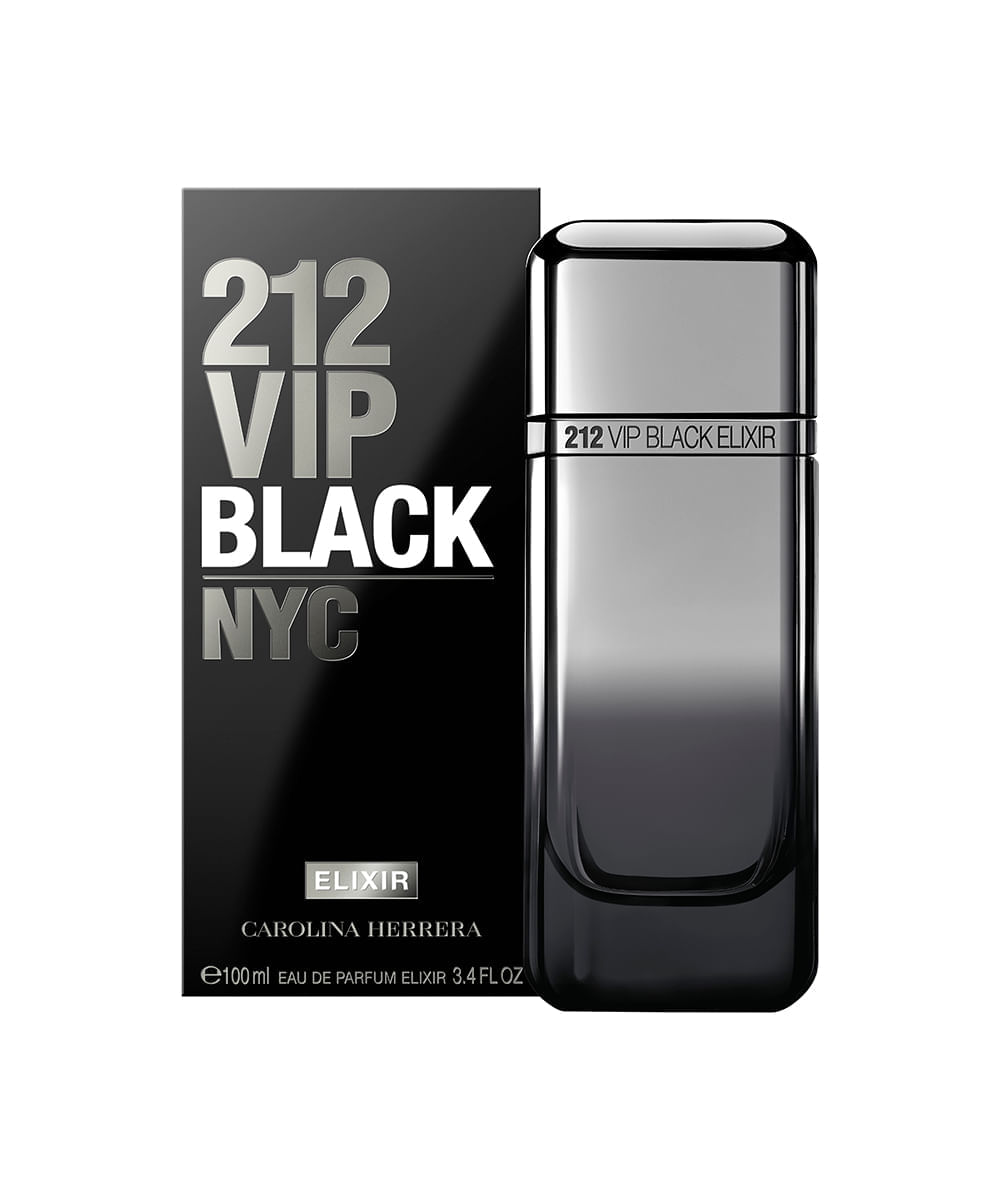 perfume masculino carolina herrera 212 vip black elixir eau de parfum elixir 100ml