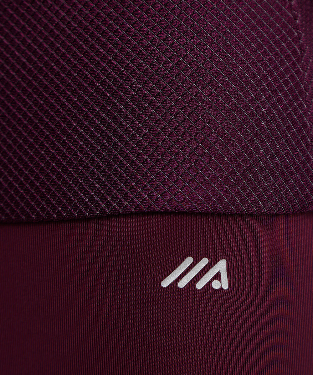 bermuda de poliamida speed esportiva ace roxa