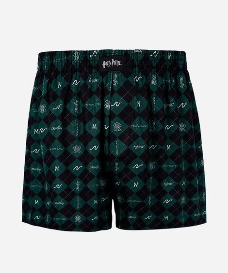 cueca samba canção masculina harry potter sonserina verde