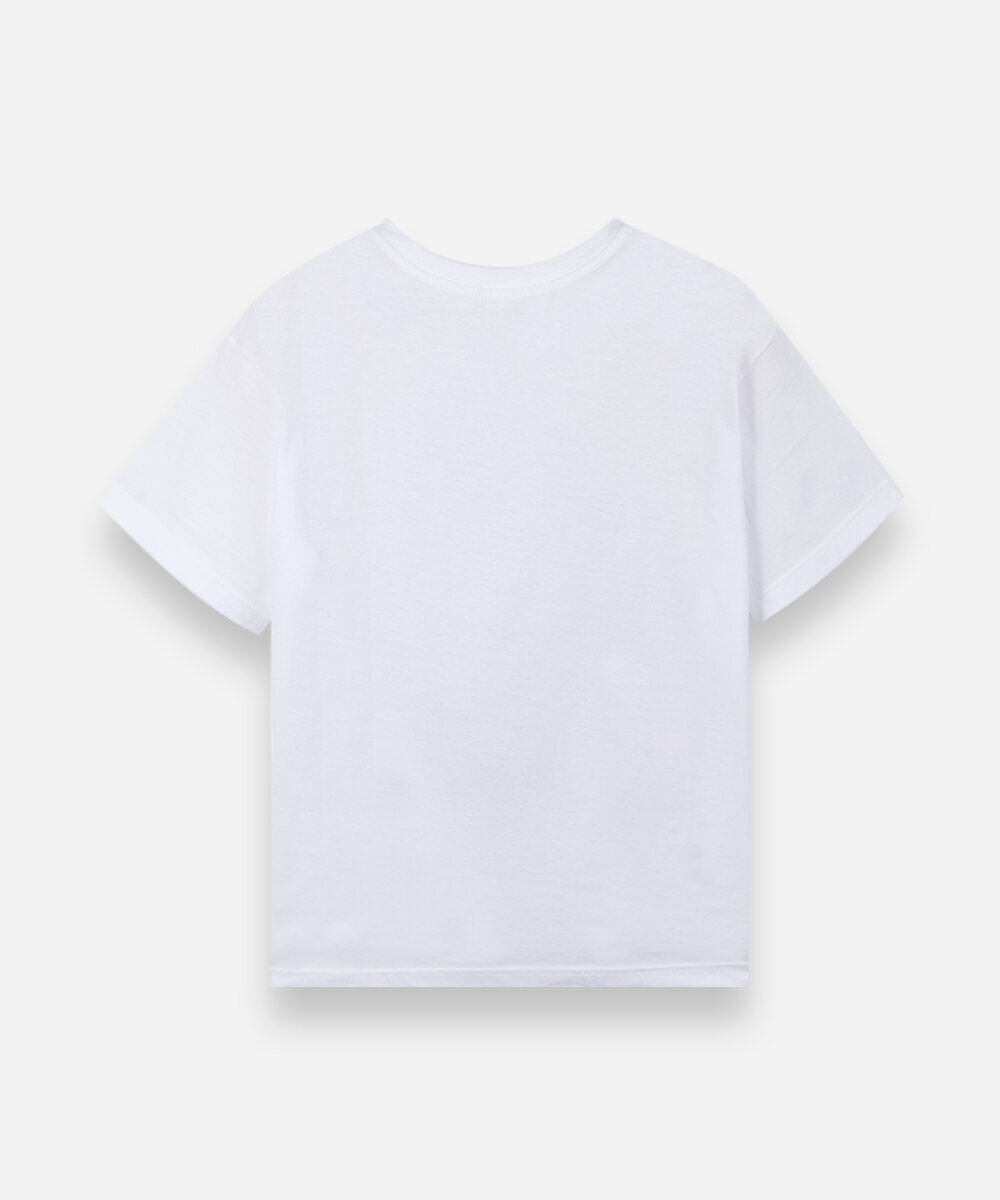 camiseta infantil nina guerreiras do kpop off white