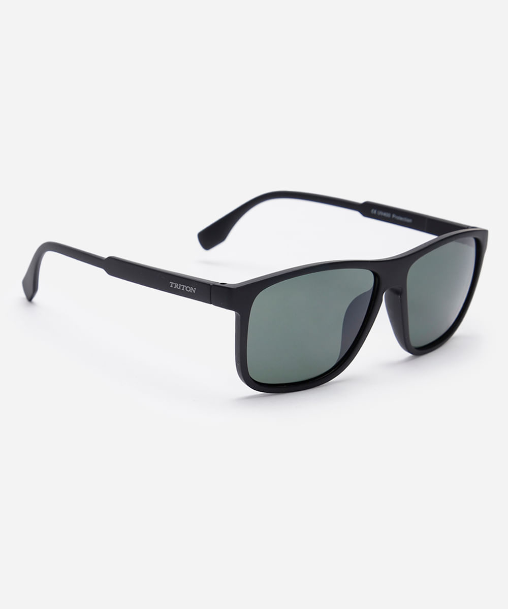 óculos de sol quadrado triton preto