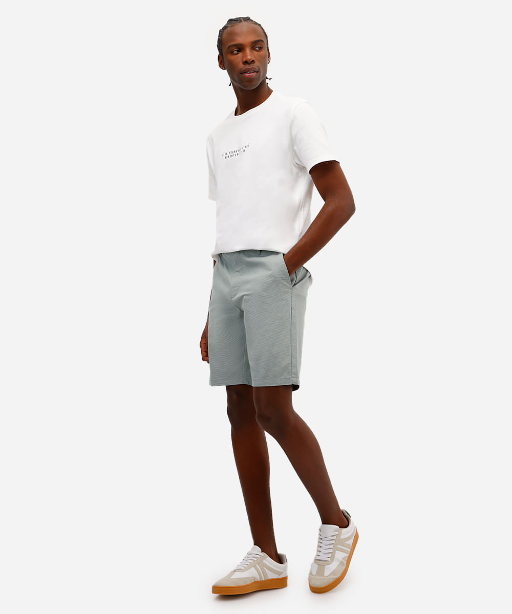 camiseta masculina de algodão estampada off white