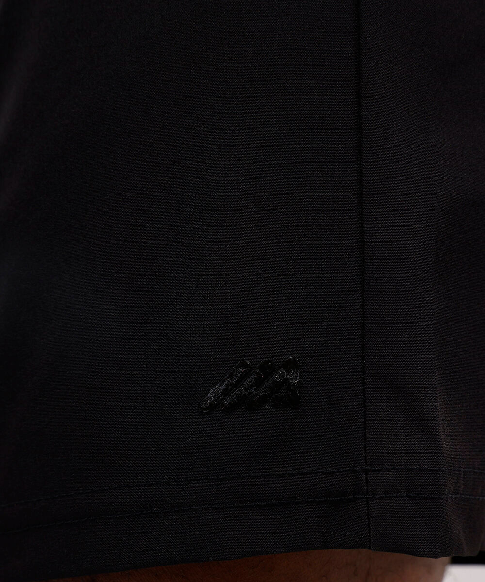 short masculino esportivo com bermuda interna preto