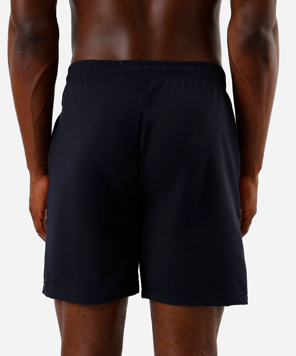 bermuda esportiva masculina de poliamida preta