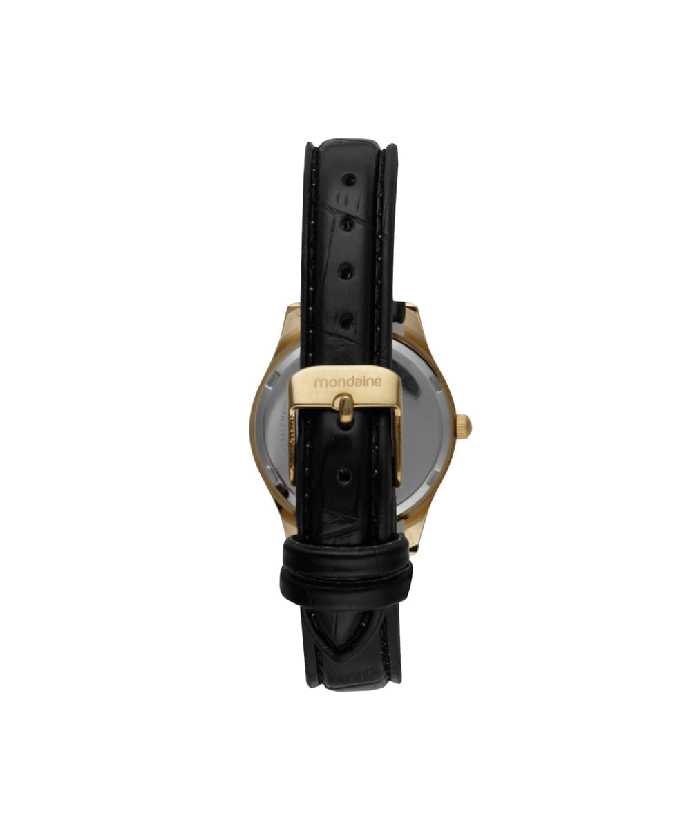kit relógio feminino mondaine analógico 32794lpmkdh1k1 dourado