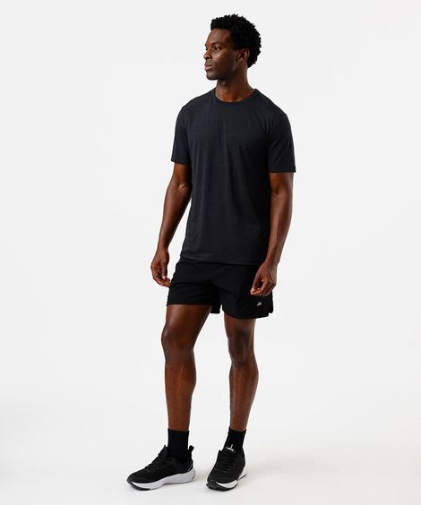 short esportivo masculino com zíper preto