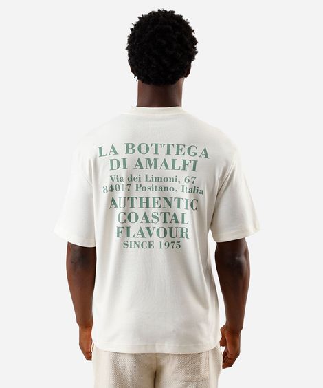 camiseta masculina café menu off white