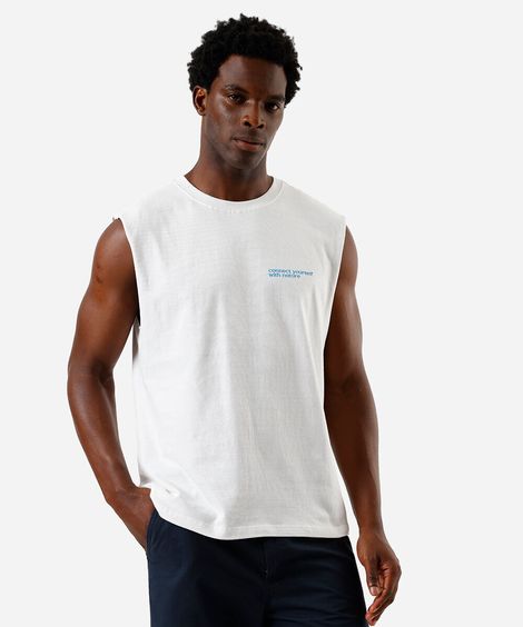 regata masculina machão conect nature off white