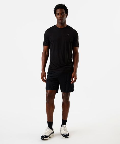 bermuda masculina texturizada preta