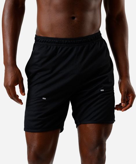 bermuda masculina texturizada preta