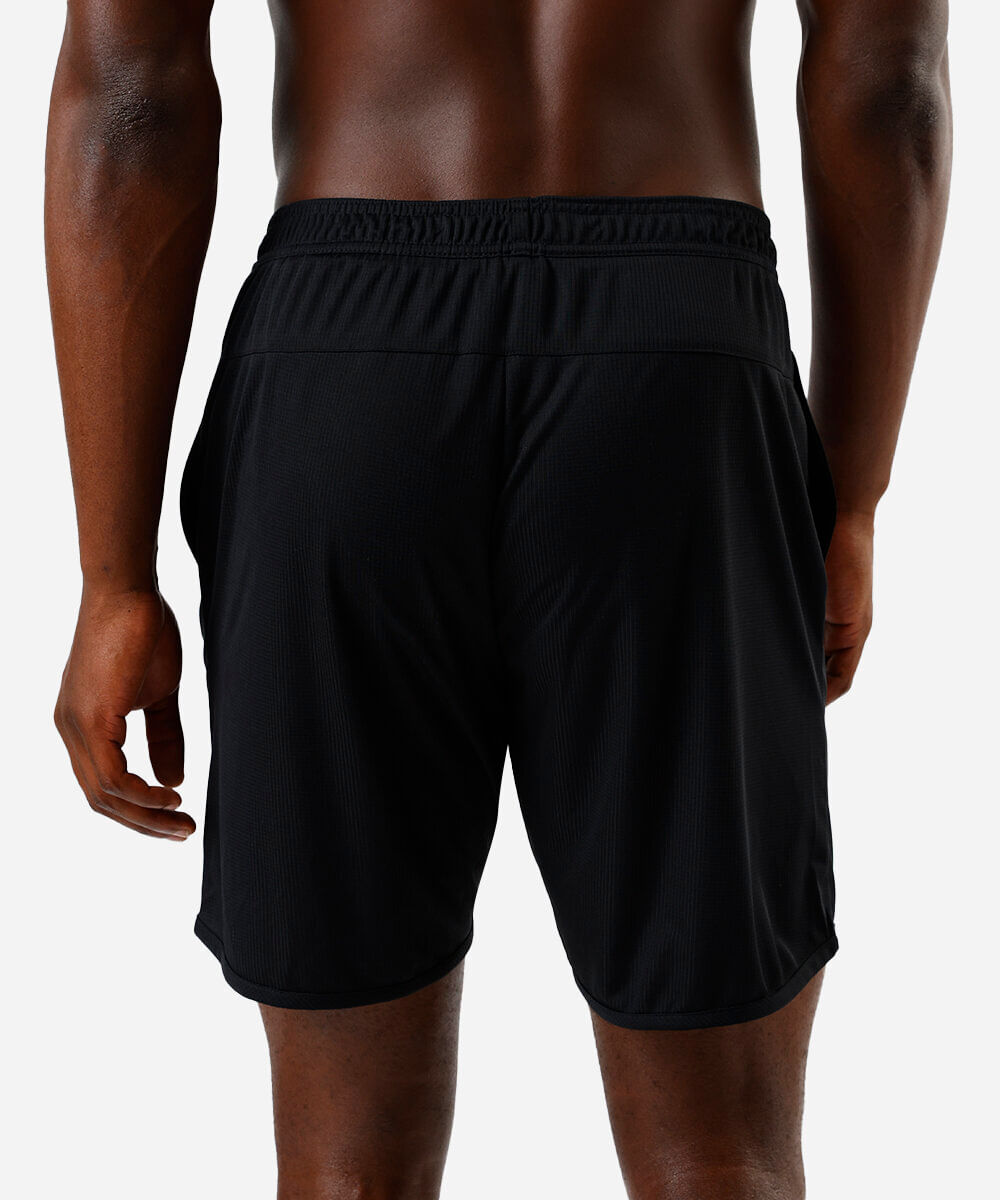 bermuda masculina texturizada preta