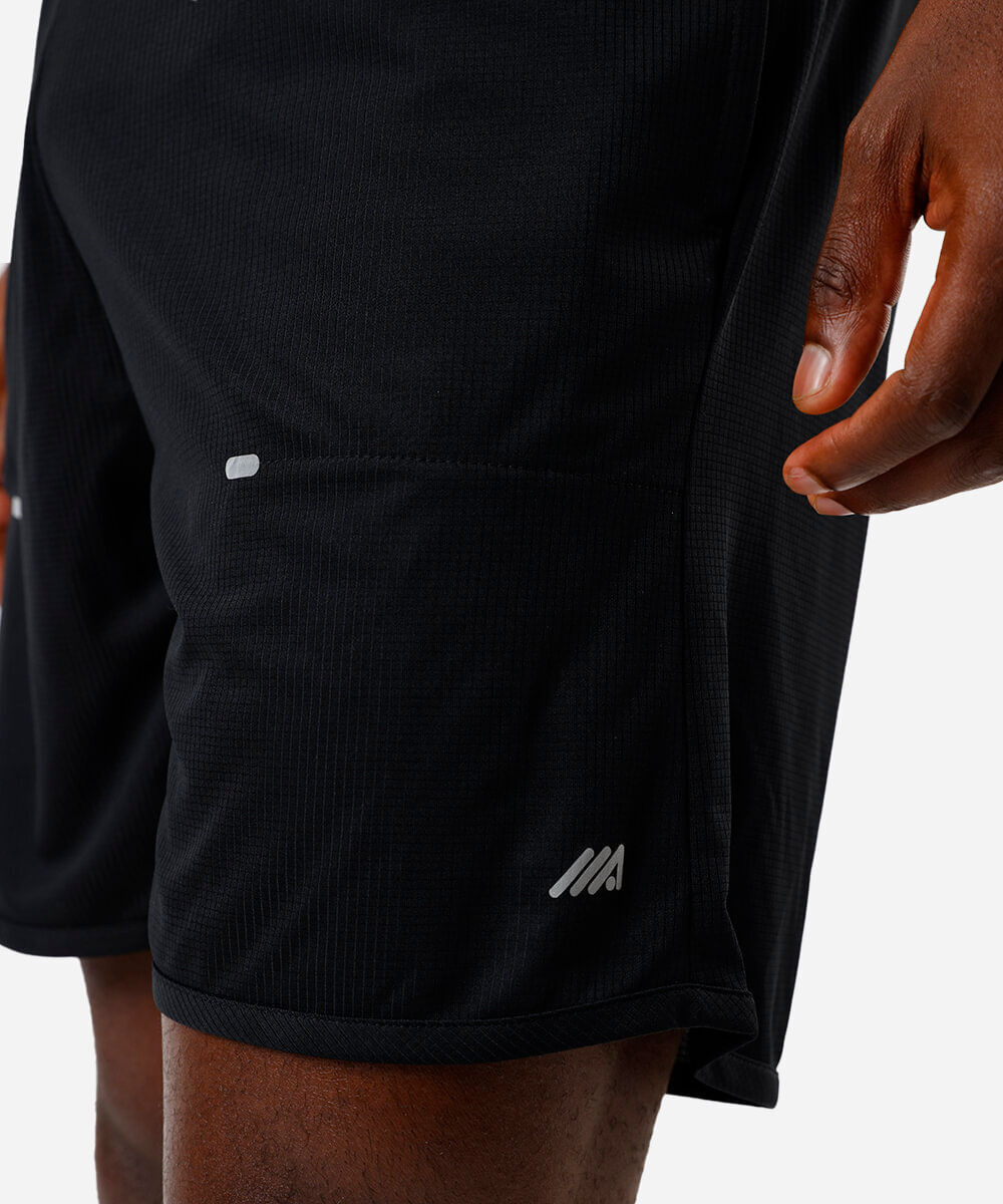 bermuda masculina texturizada preta