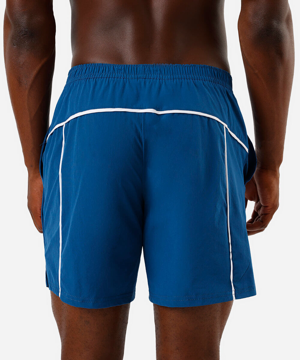 bermuda masculina vivos vintage azul