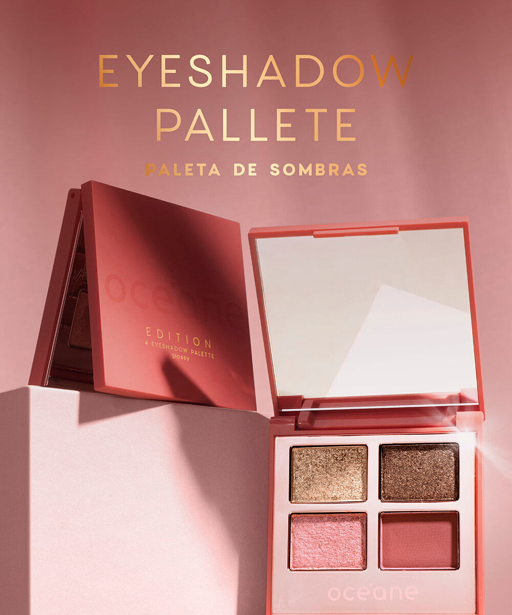 paleta de sombras océane 4 palette edition glossy