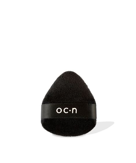 mini esponja océane para acabamento powder puff preta