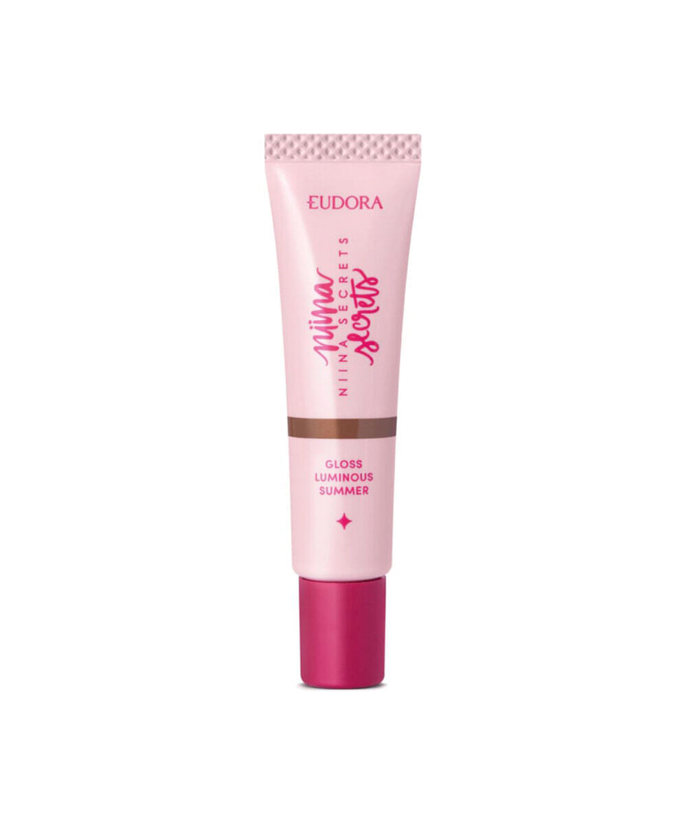 gloss eudora by niina secrets luminous summer marrom 12g