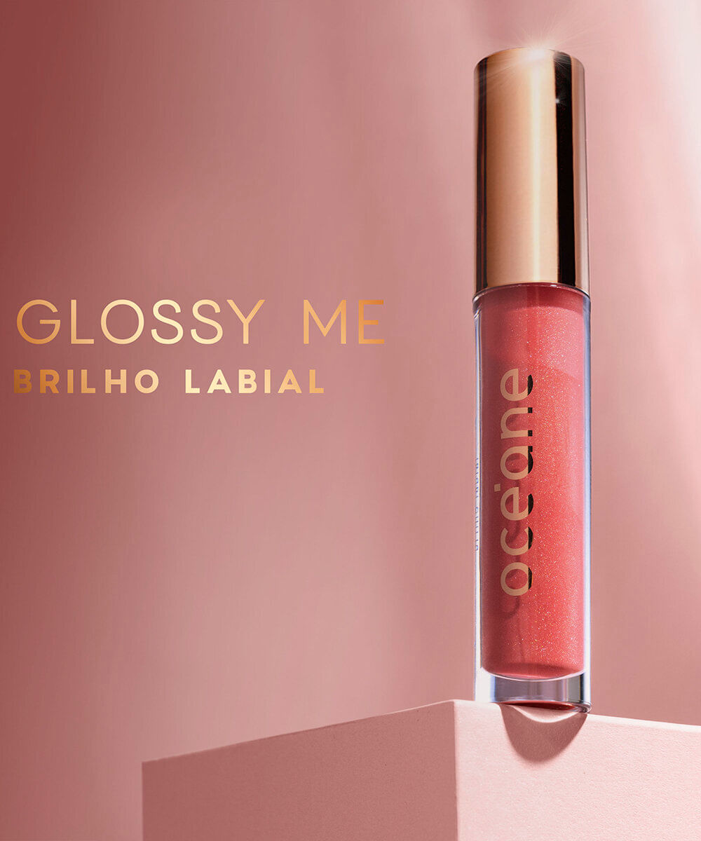 gloss océane brilho labial glossy me rose pink