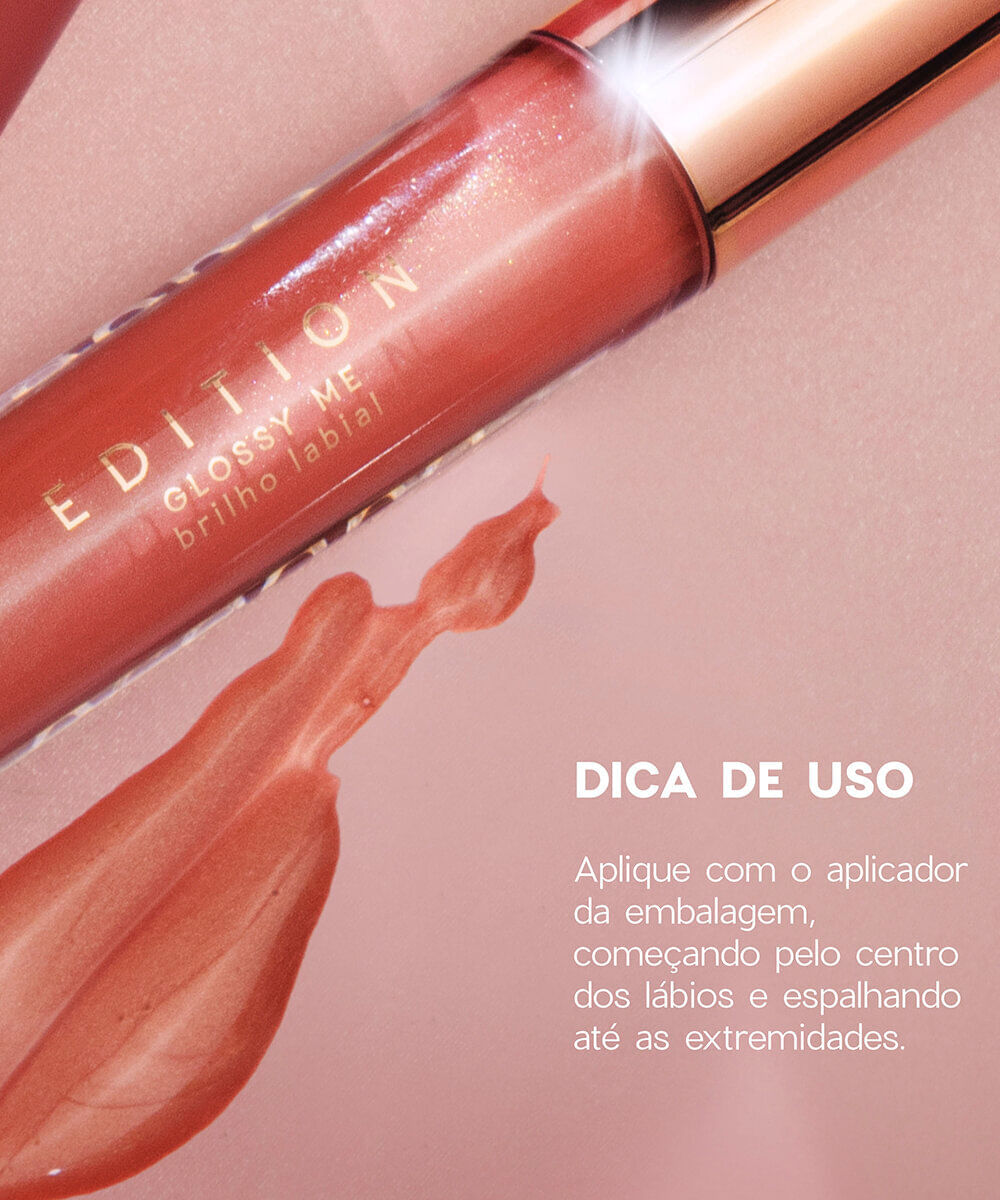 gloss océane brilho labial glossy me rose pink