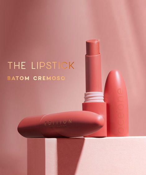 batom océane the lipstick edition glossy rose pink