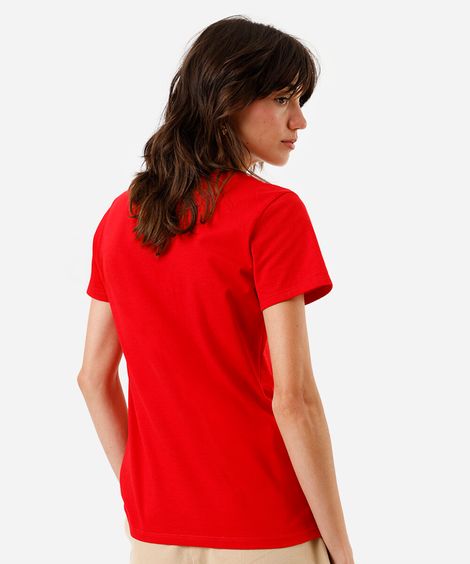 camiseta feminina hello kitty vermelha