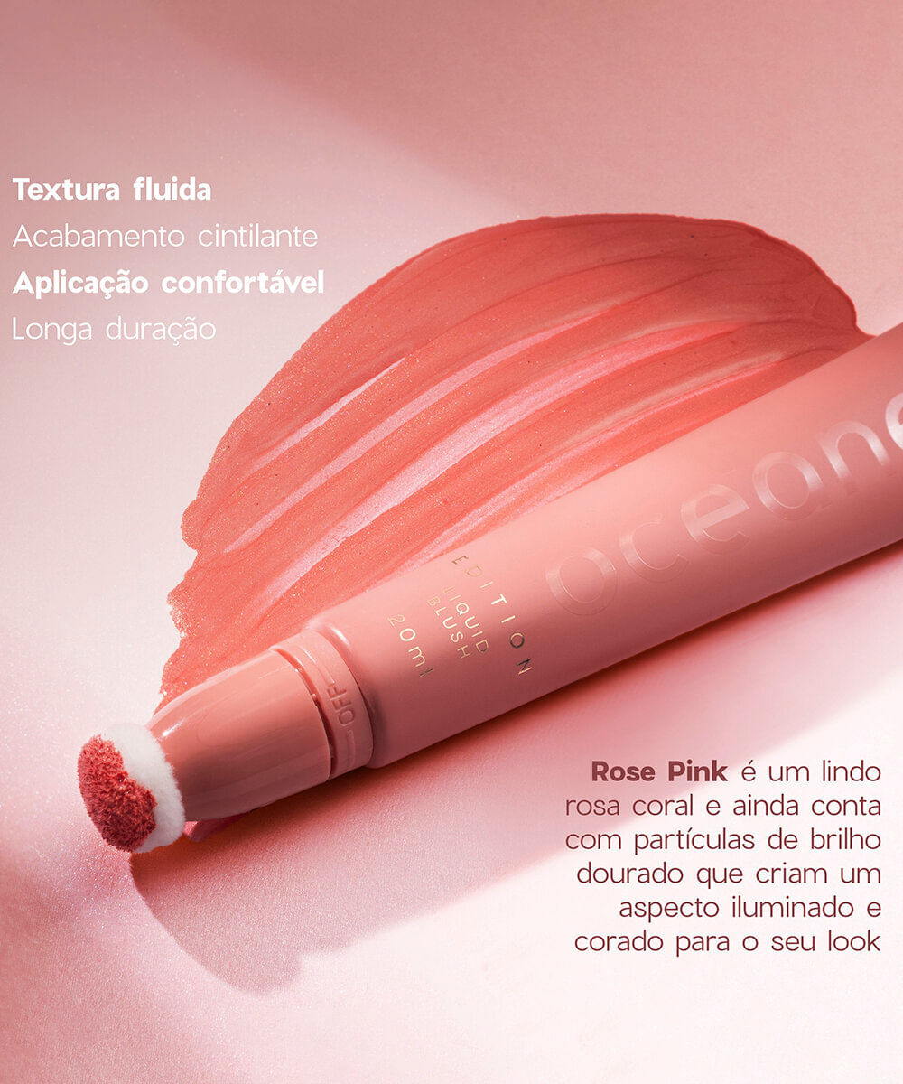 blush líquido océane liquid blush edition glossy