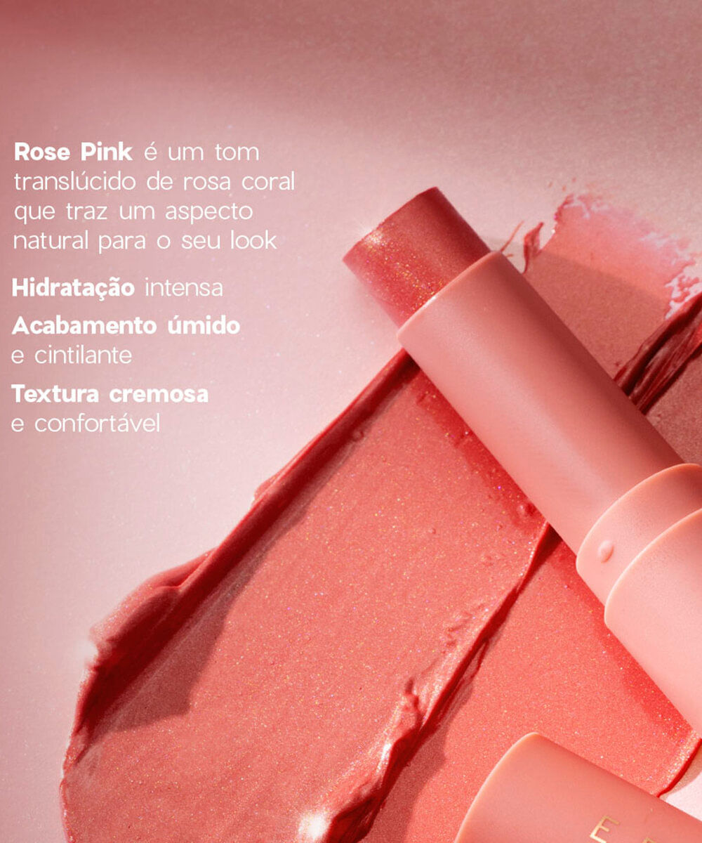 balm labial océane soft kiss bálsamo glossy rose pink