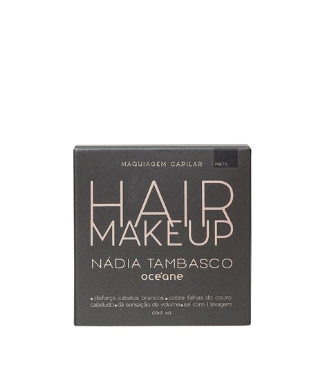 maquiagem capilar océane by nádia tambasco hair makeup preto