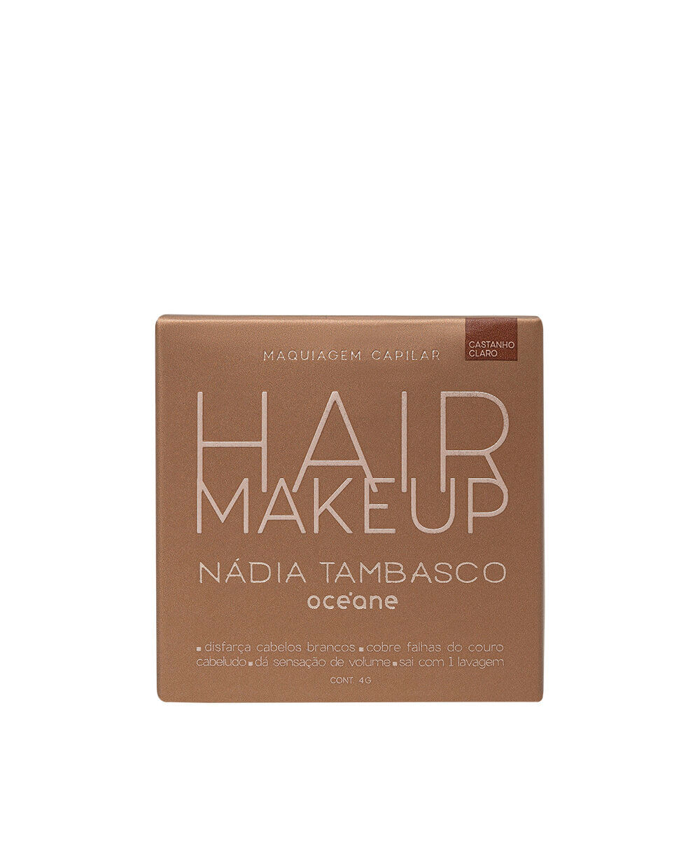 maquiagem capilar océane by nádia tambasco hair makeup castanho claro