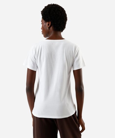 camiseta feminina garfield i hate mondays off white