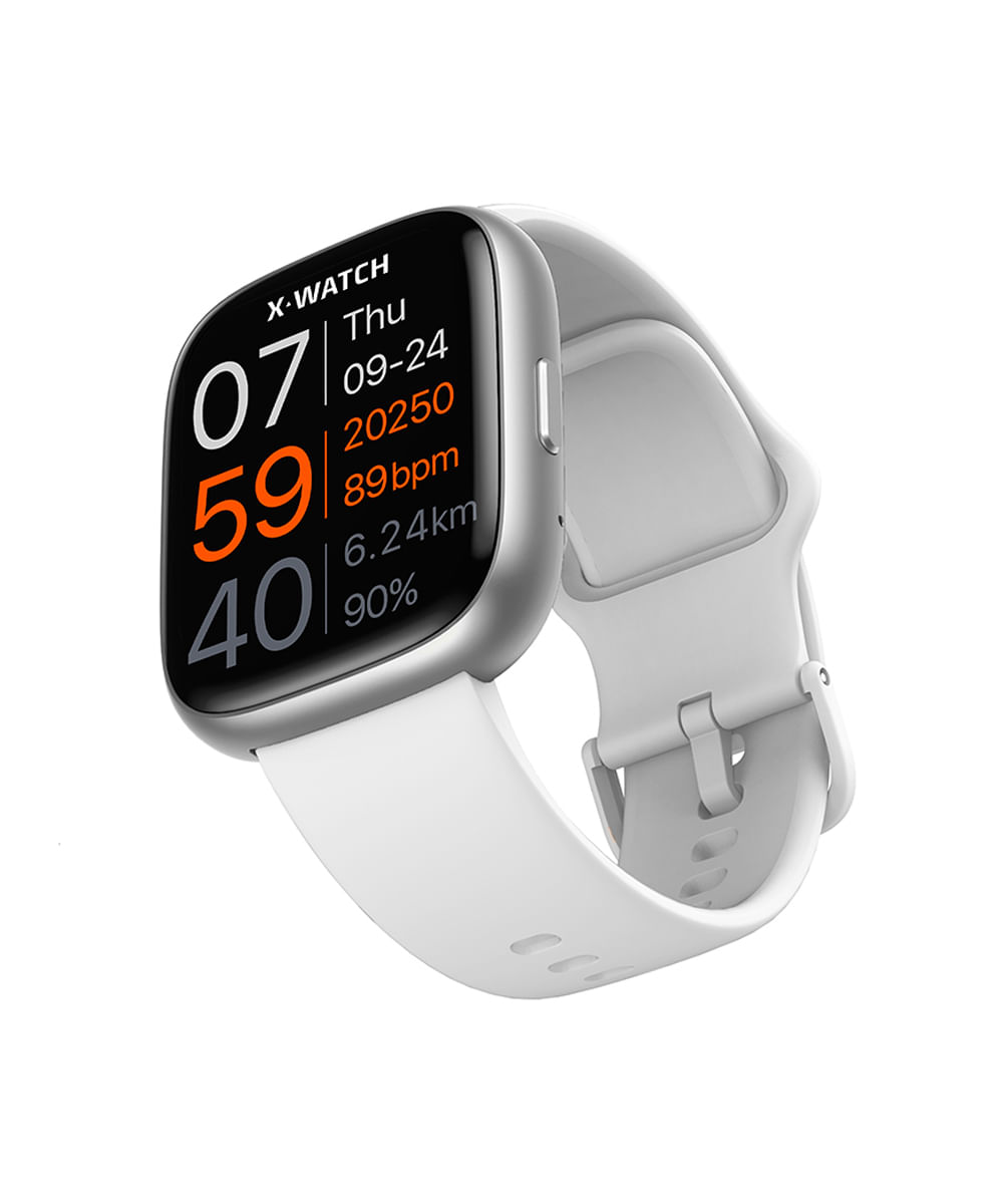 relógio unissex x-watch smartwatch xswuqpi007apxbx branco
