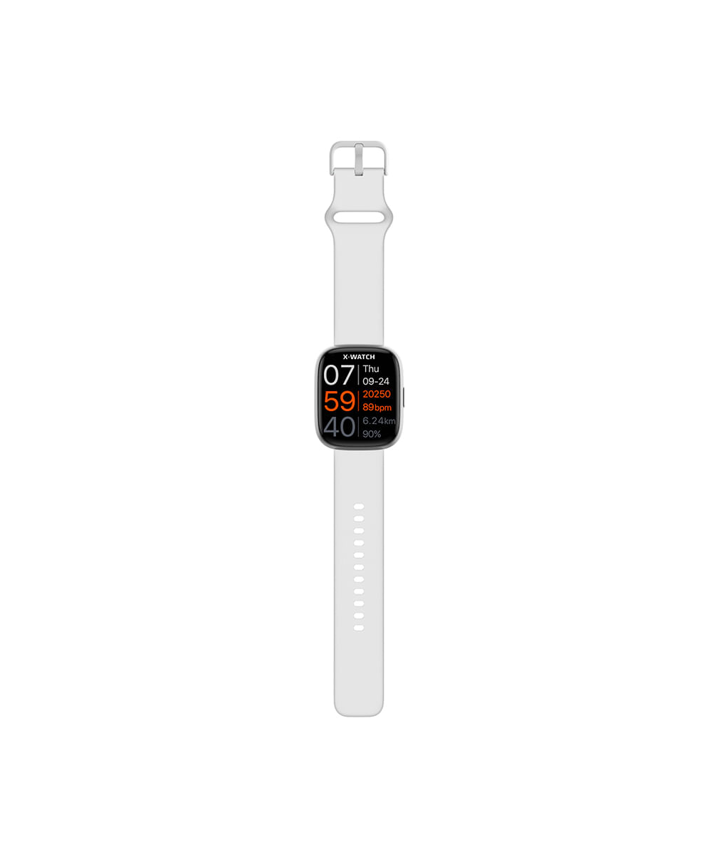 relógio unissex x-watch smartwatch xswuqpi007apxbx branco