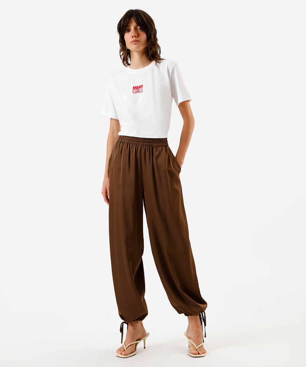 camiseta feminina garotas malvadas off white