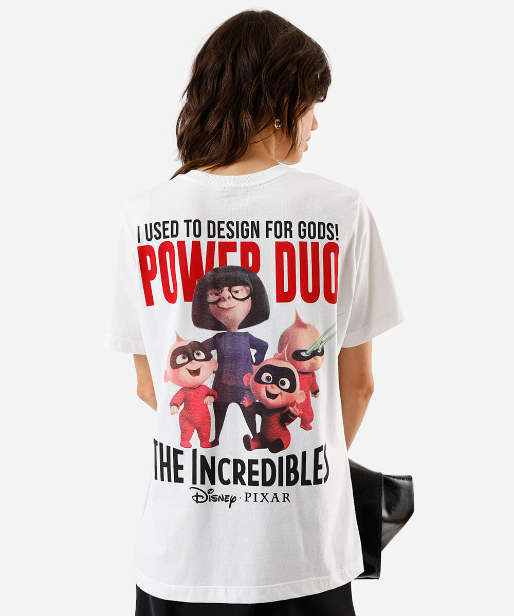camiseta feminina cromia edna moda e zezé off white