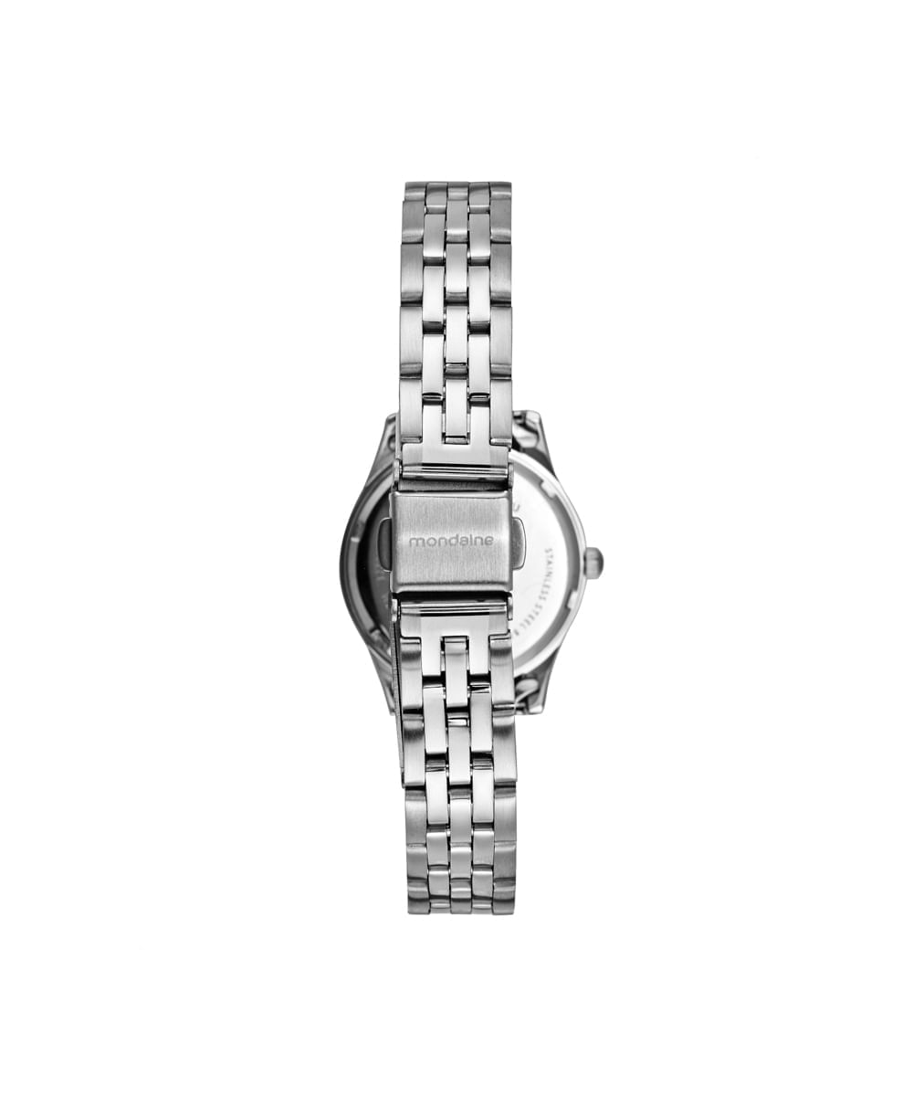 kit relógio feminino mondaine analógico 32720l0mkne2k1 prateado