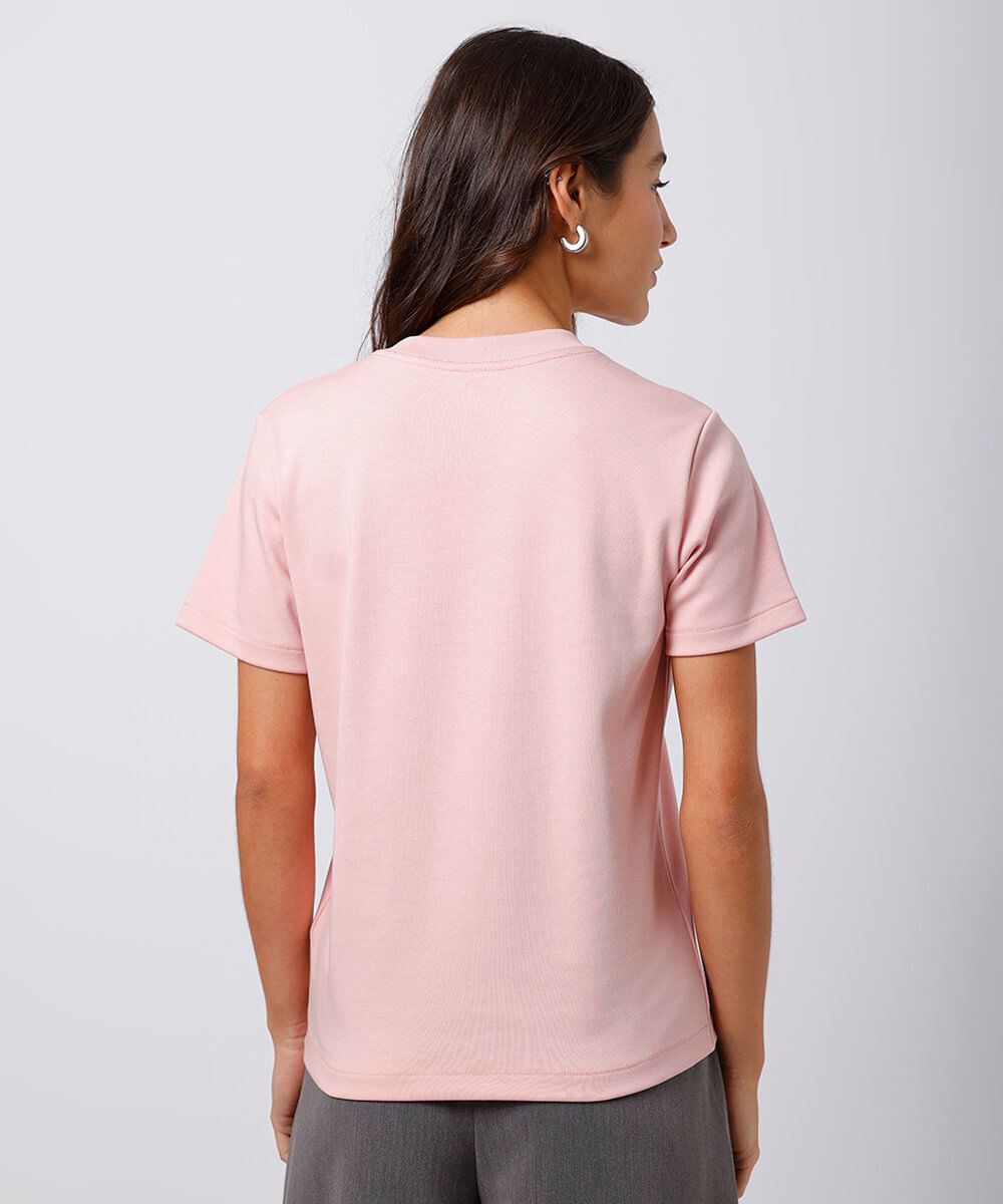 camiseta feminina de algodão peruano slim mindset
