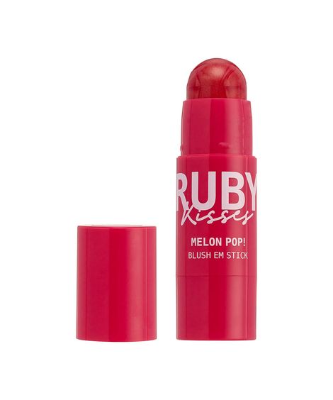 ruby kisses melon pop blush em stick flamingo pop rosa