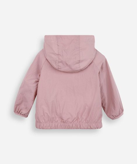 jaqueta infantil corta vento  rosa
