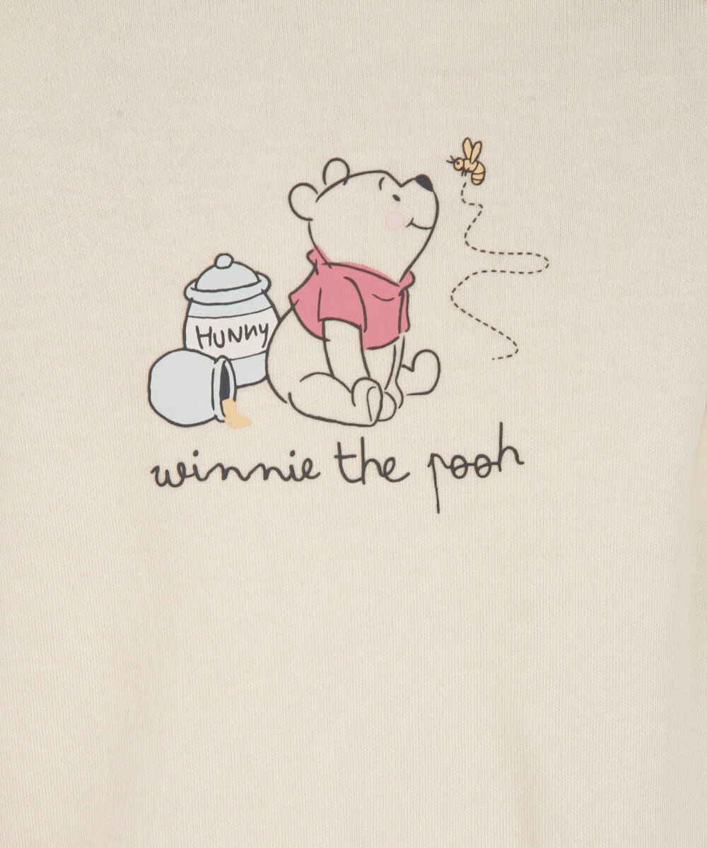 body infantil de algodão ursinho pooh amarelo