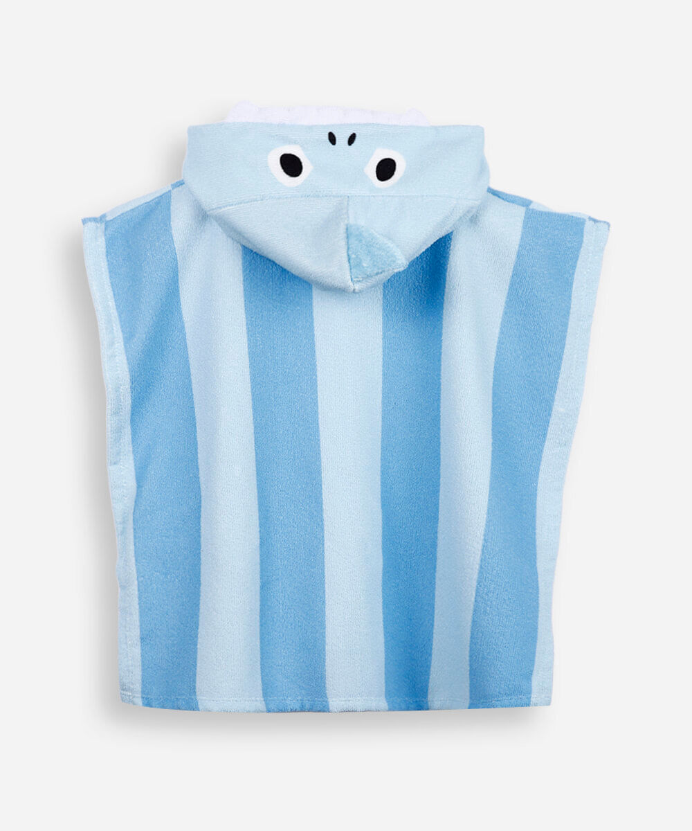 toalha infantil tubarão azul