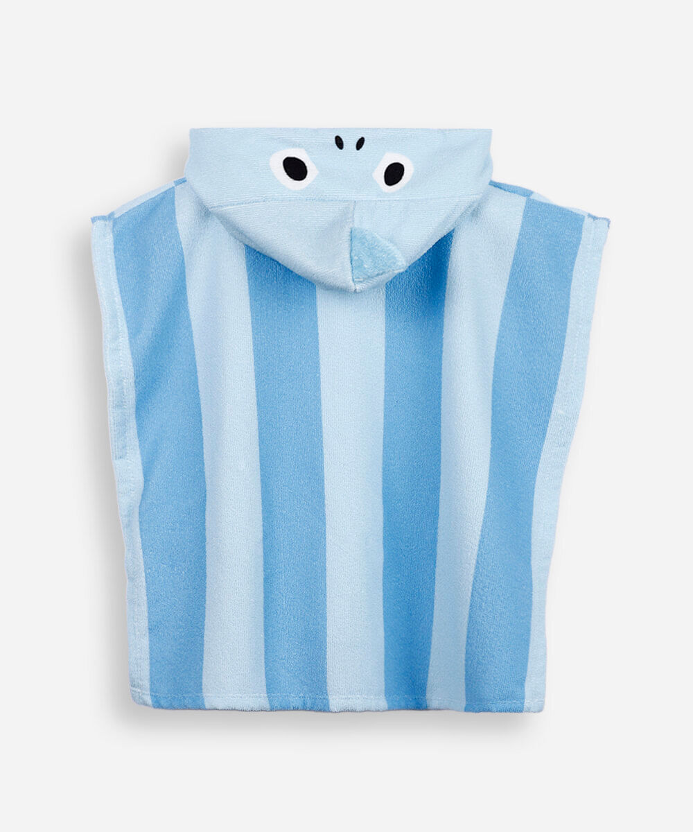 toalha infantil tubarão azul