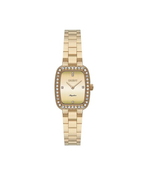 relógio feminino orient analógico lgss0070 c1kx dourado