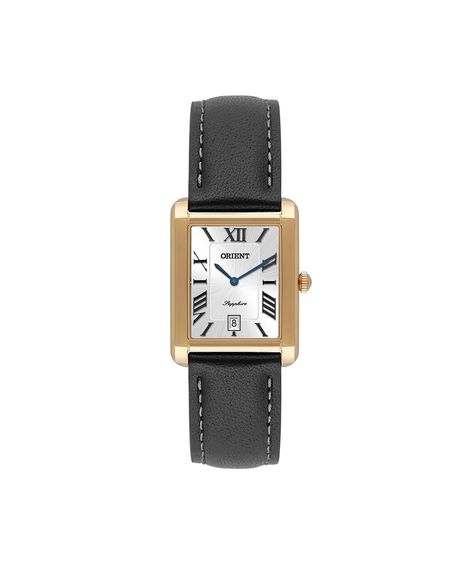 relógio feminino orient analógico calendário lgsc1006 b3px dourado