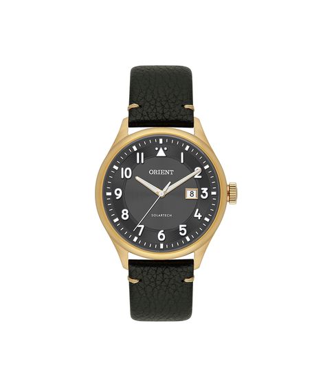 relógio masculino orient analógico calendário mgsc1020 g2px dourado