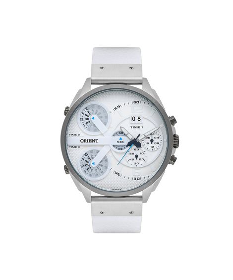 relógio masculino orient cronógrafo mbsct005 s2bx prateado