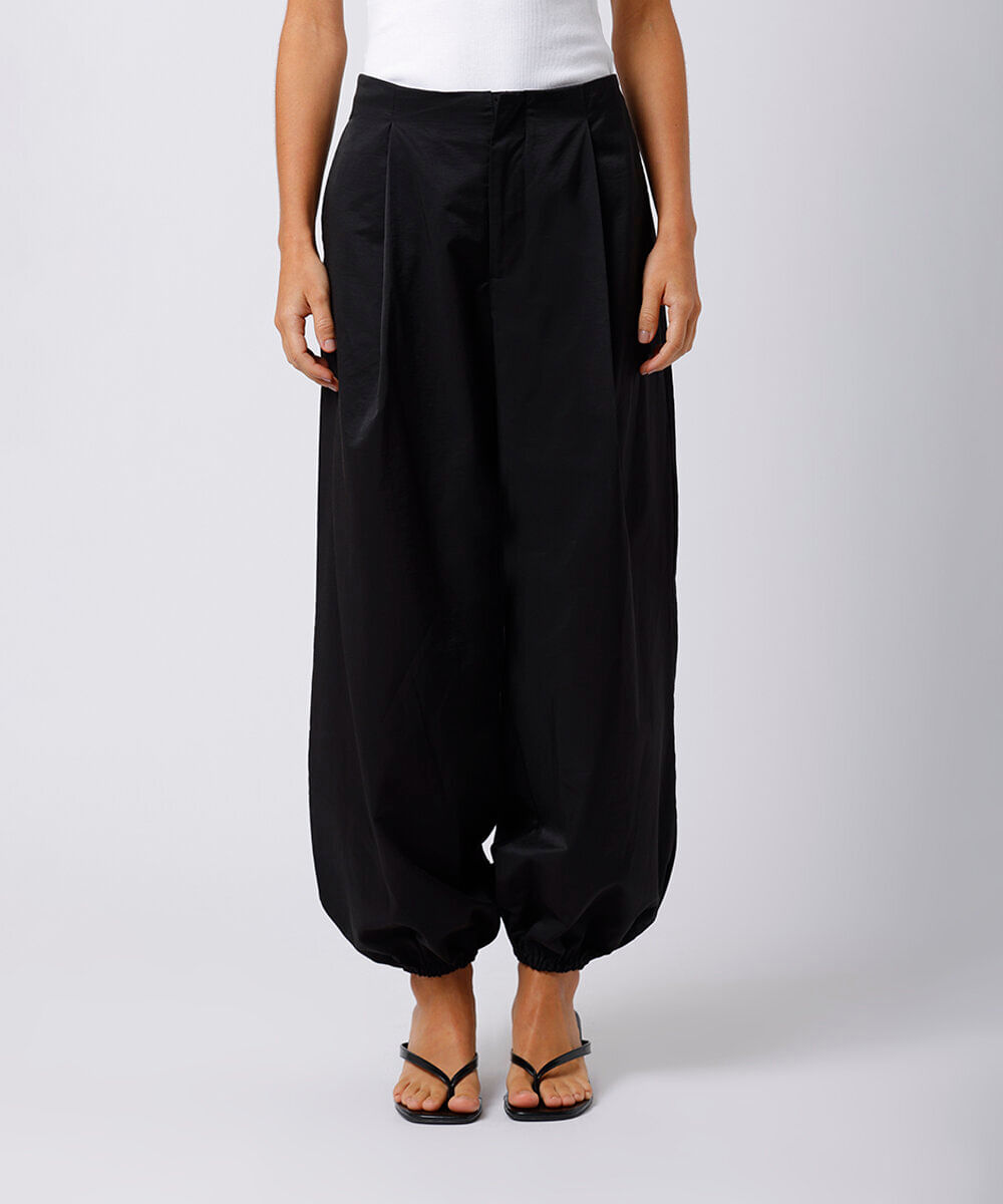 calça aladim feminina com algodão mindset preta