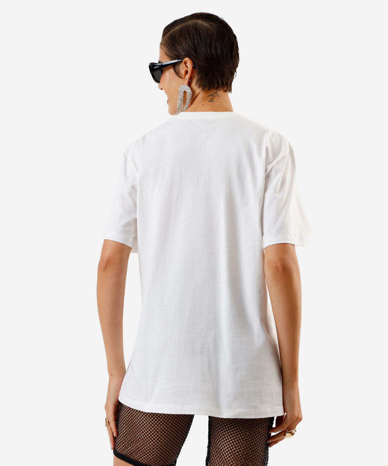 camiseta unissex de algodão digital milton cunha baluarte off white